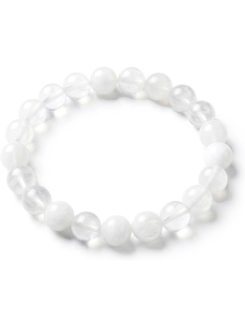 Nature Gemstone Crystal Stretch Bracelet for Women - 8mm Healing Jewelry Gift